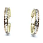 14 Karátos arany sorompó záras fülbevaló