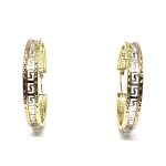 14 Karátos arany sorompó záras fülbevaló