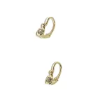 14 Karátos elől záras köves arany fülbevaló