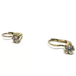 14 Karátos patent záras arany fülbevaló