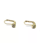 14 Karátos patent záras arany fülbevaló