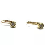 14 Karátos patent záras arany fülbevaló