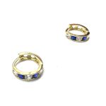 14 Karátos arany karika fülbevaló