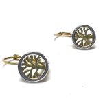 14 Karátos arany patent záras fülbevaló