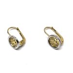 14 Karátos arany patent záras fülbevaló