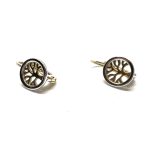 14 Karátos arany patent záras fülbevaló