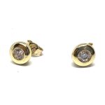 14 Karátos arany stekkeres fülbevaló