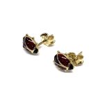 14 Karátos arany stekkeres fülbevaló