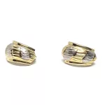 14 Karátos patent záras arany fülbevaló