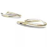 14 Karátos sorompó záras,  arany fülbevaló