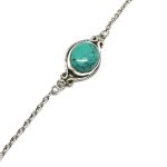 Ezüst karlánc, HOWLIT kővel