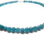 Édesvízi gyöngy lánc, ezüst csattal